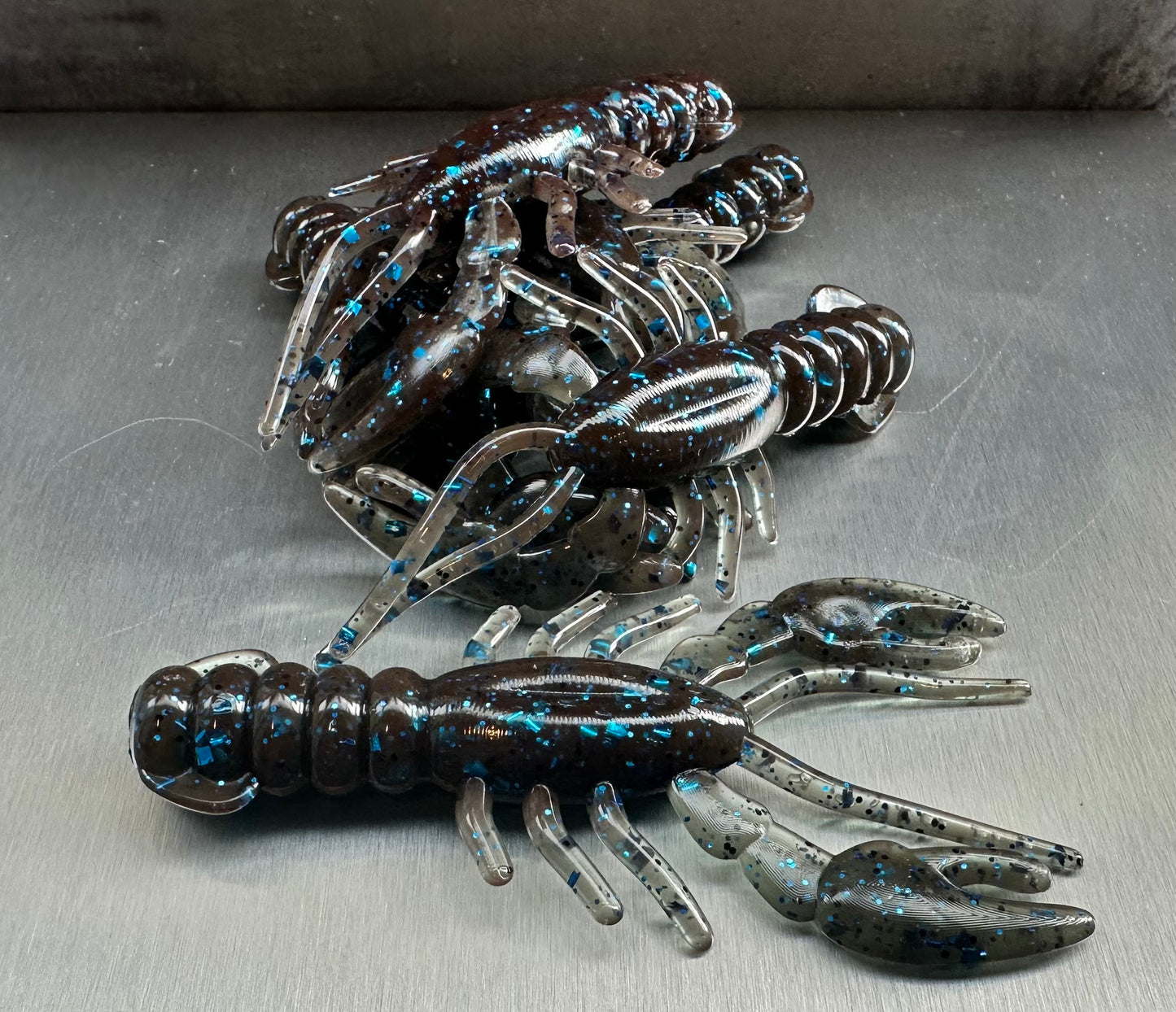Kana Fishing - 3.4" Glory Craws - Deep Blue Craw